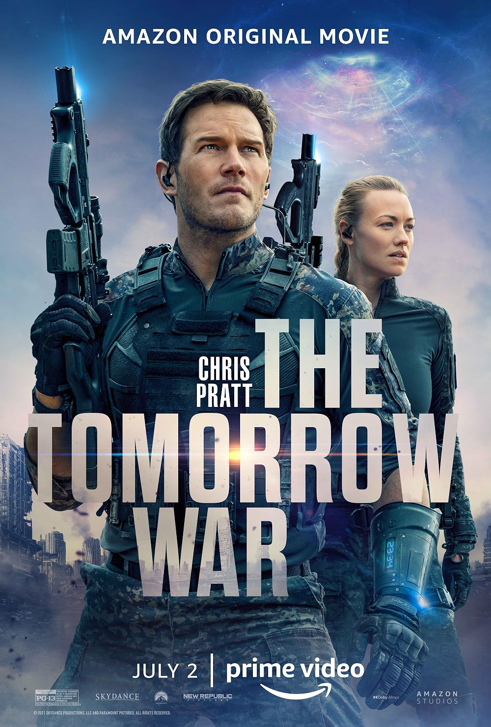 Free The Tomorrow War (2021) Hollywood Movie Multi Audio [Hindi ORG. + English + Tamil + Telugu] ESub